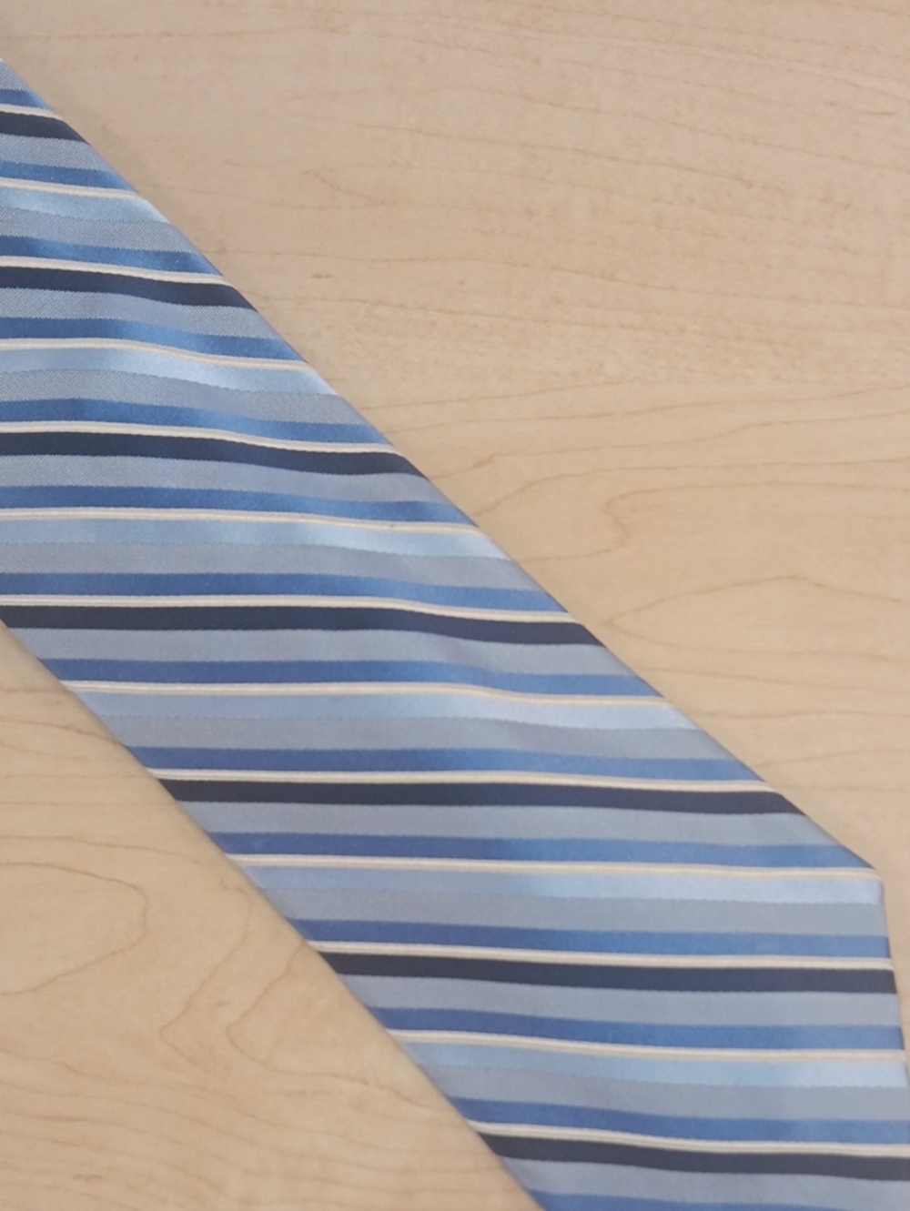 Altea Blue Striped Men’s Tie - Light & Navy Blue